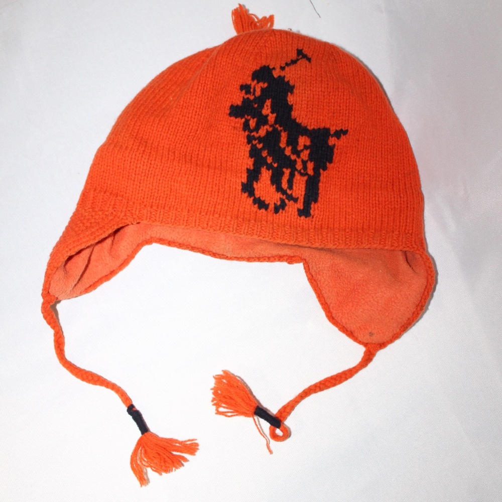 Polo by Ralph Lauren Tassel Italian Yarn Hat. Sz. One Size.  Vintage.